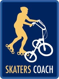 skaterscoach.com - Skaters Coach was created to provide stability and balance for inline skating. Logo